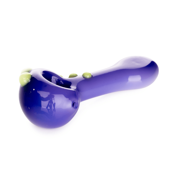 Red Eye Glass Commodore Hand Pipe w/Flat Mouthpiece-4" 4" / Purple Slyme Steinbach Vape SuperStore and Bong Shop Manitoba Canada