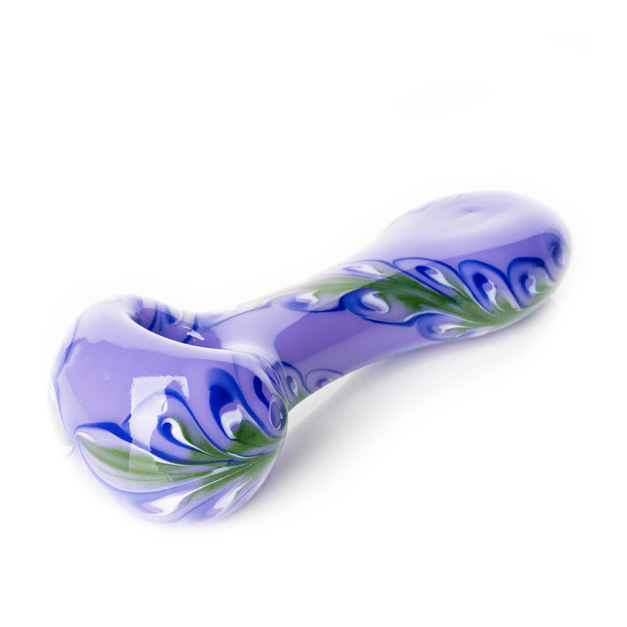 Red Eye Glass Paisley Spoon Hand Pipe-4.5" Steinbach Vape SuperStore and Bong Shop Manitoba Canada