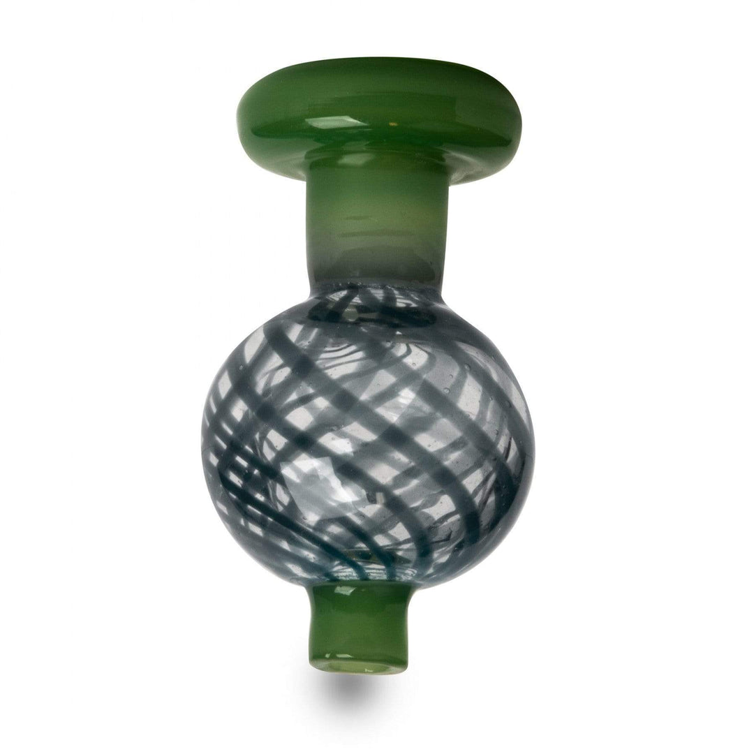 Red Eye Glass Two Tone Retichello Bubble Carb Cap Green & Black Steinbach Vape SuperStore and Bong Shop Manitoba Canada