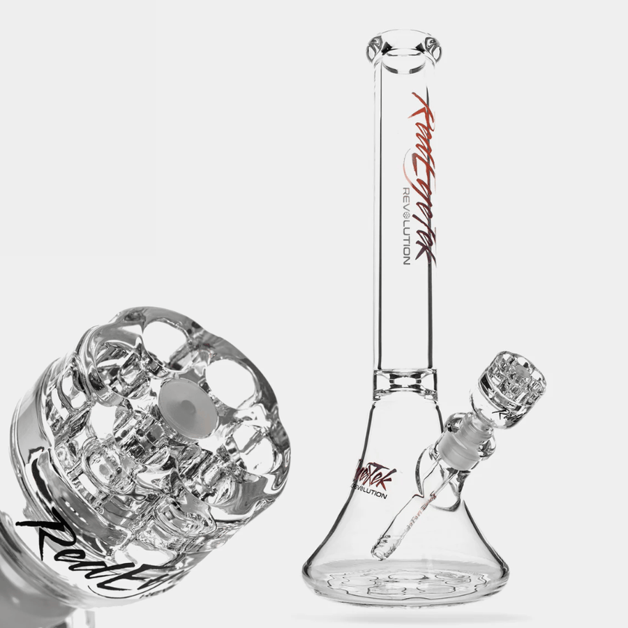 Red Eye Tek 7mm Revolution Bell Base Bong-17" 7mm Steinbach Vape SuperStore and Bong Shop Manitoba Canada