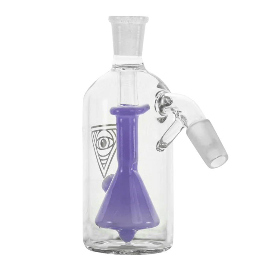 Red Eye Tek Bong In a Bottle 45 Degree Ash Catcher 14mm Purple Steinbach Vape SuperStore and Bong Shop Manitoba Canada