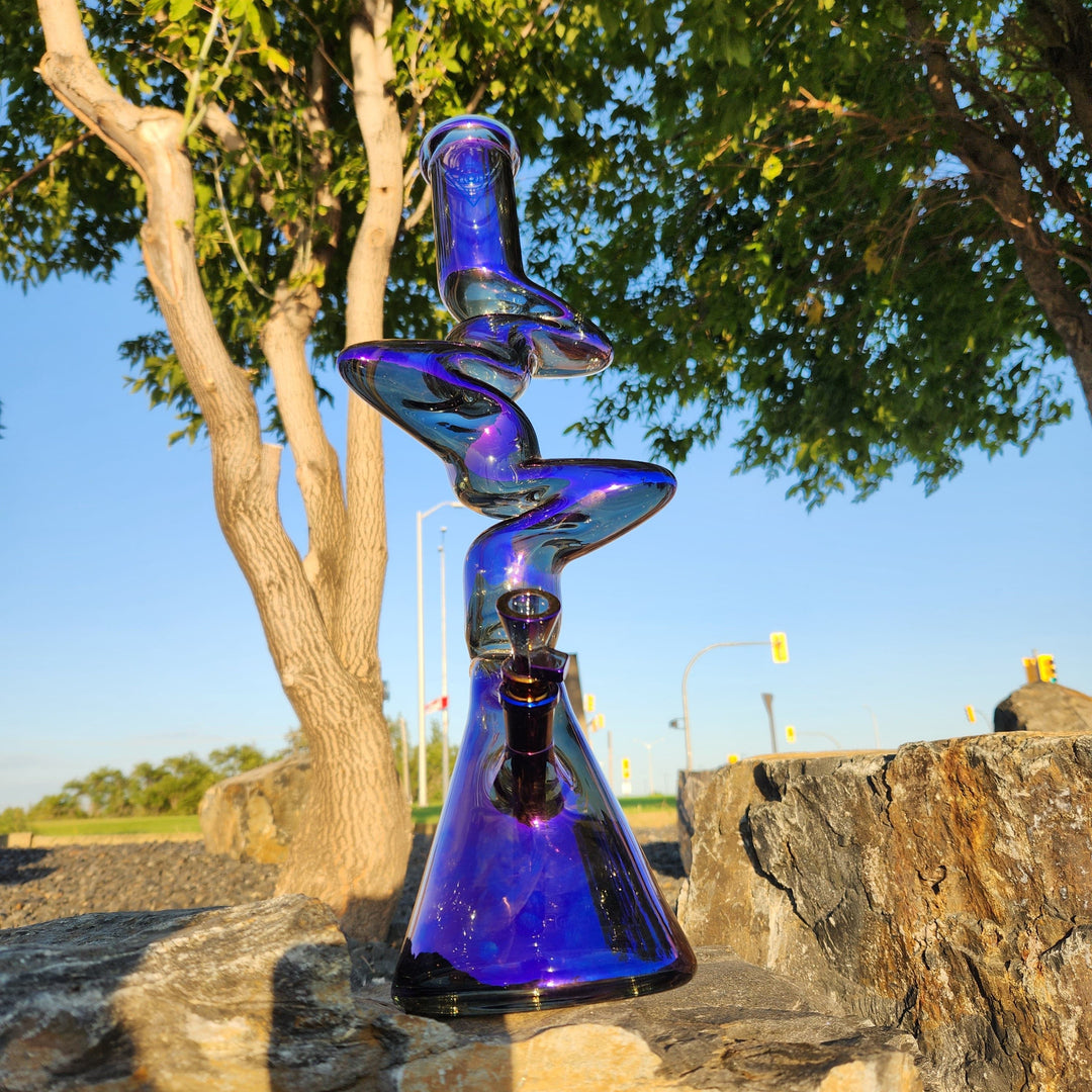 Red Eye Tek Terminator Finish 4-Arm Zong-18" 19" / Blue Steinbach Vape SuperStore and Bong Shop Manitoba Canada
