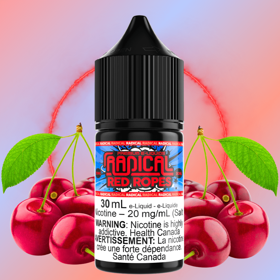 Red Ropes Salt Nic by Radical E-liquid 30mL / 12mg Steinbach Vape SuperStore and Bong Shop Manitoba Canada