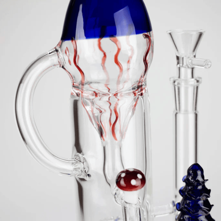 Retro Enchanted Forest Recycler 17" Pink Steinbach Vape SuperStore and Bong Shop Manitoba Canada