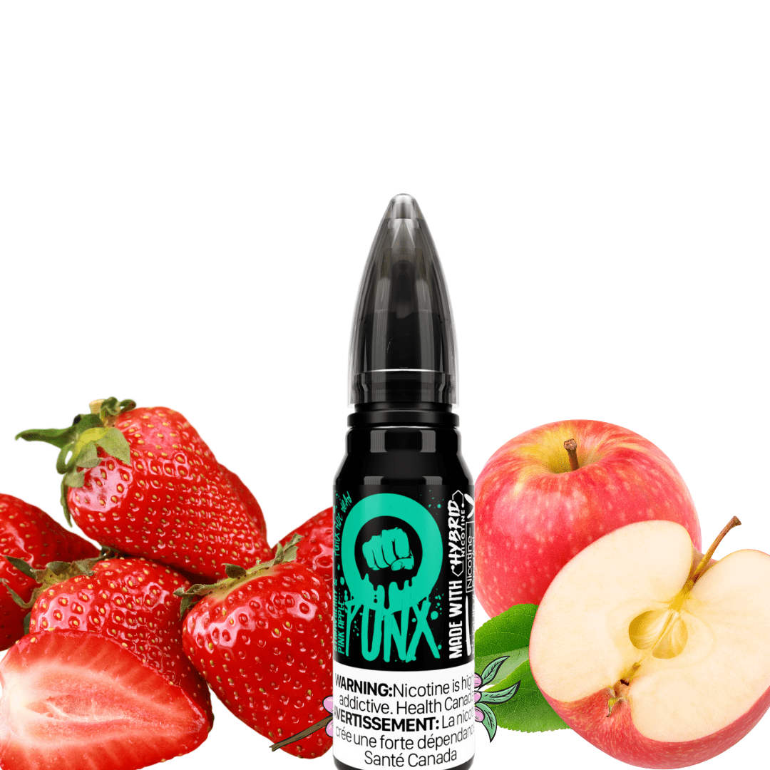 Riot Punx E-Liquid Strawberry & Pink Apple Hybrid Salts By Riot Punx E-Liquid 5mg Strawberry & Pink Apple Salts By Riot Punx-Steinbach Vape