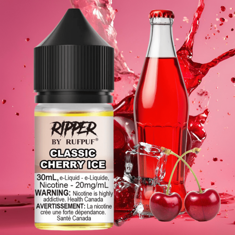 Ripper Rufpuf Salt-Classic Cherry Ice Steinbach Vape SuperStore and Bong Shop Manitoba Canada