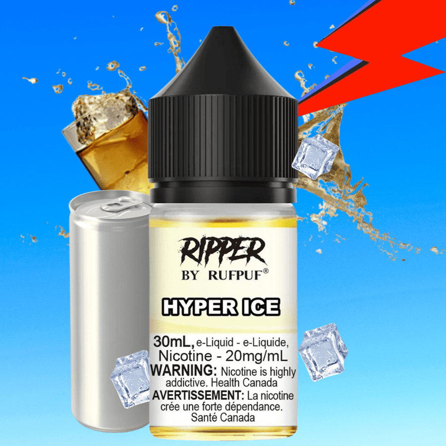 Ripper Rufpuf Salt-Hyper Ice 30ml / 10mg Steinbach Vape SuperStore and Bong Shop Manitoba Canada