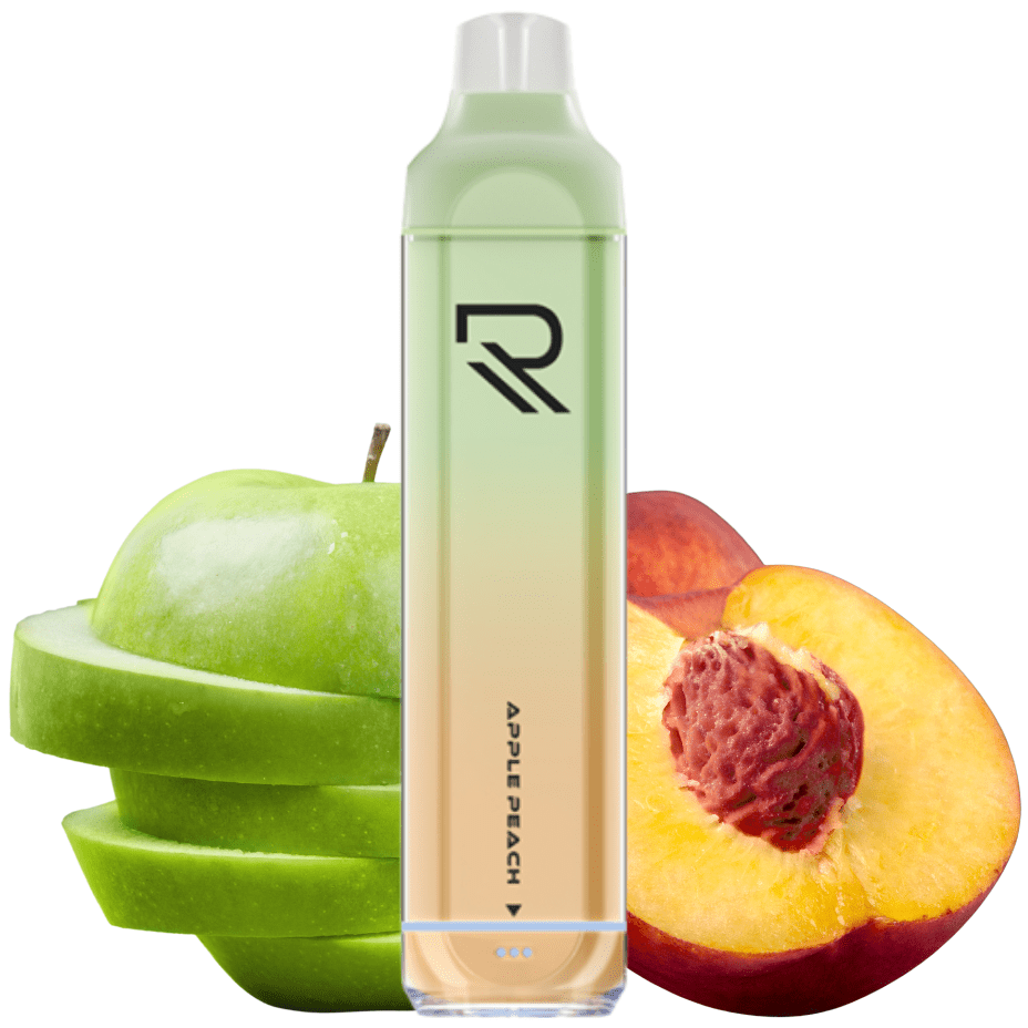 RufPuf 7500 Rechargeable Disposable Vape-Apple Peach 20mg / 17ml Steinbach Vape SuperStore and Bong Shop Manitoba Canada