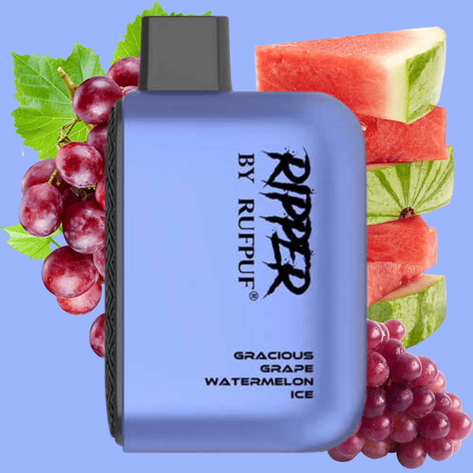 RufPuf Ripper 6000 Disposable Vape-Groovy Guava Passionfruit Kiwi –  Steinbach Vape SuperStore & Bong Shop