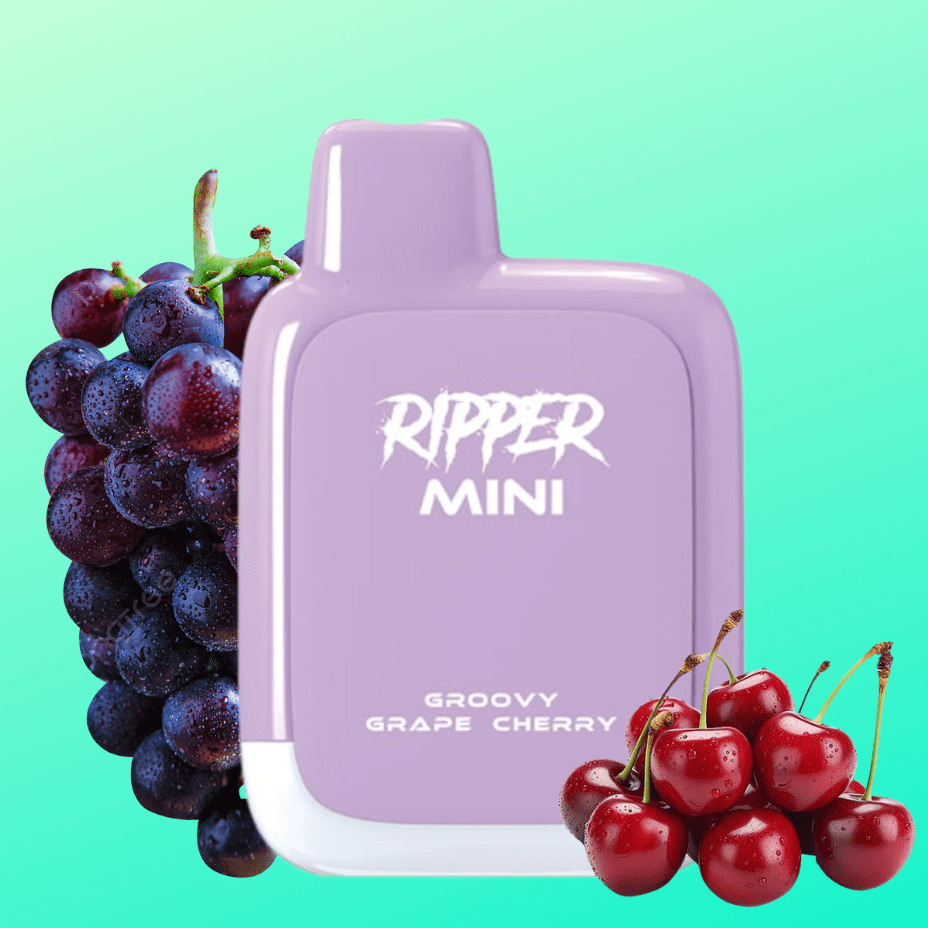 Rufpuf Ripper Mini Disposable Vape-1100 1000 puffs / Groovy Grape Cherry Steinbach Vape SuperStore and Bong Shop Manitoba Canada