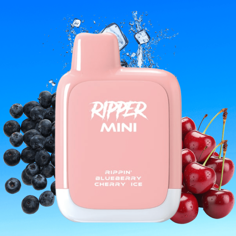 Rufpuf Ripper Mini Disposable Vape-1100 1000 puffs / Rippin Blueberry Cherry Ice Steinbach Vape SuperStore and Bong Shop Manitoba Canada