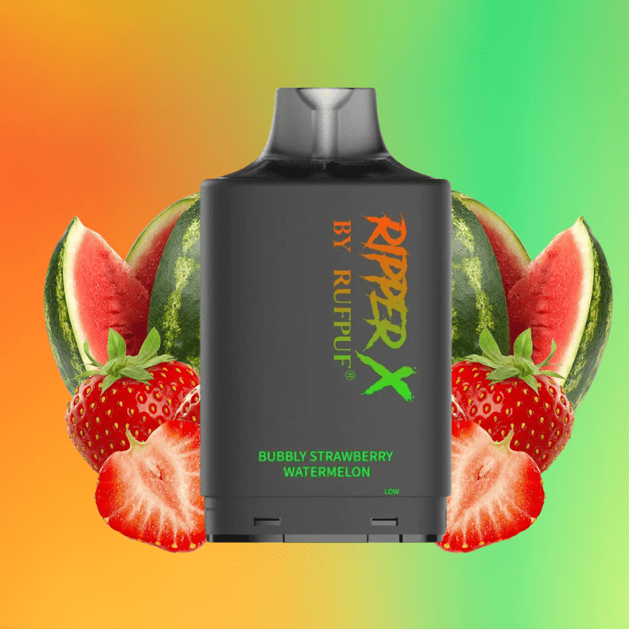RufPuf Ripper X 20K - Bubbly Strawberry Watermelon 20mg / 20000 Puffs Steinbach Vape SuperStore and Bong Shop Manitoba Canada