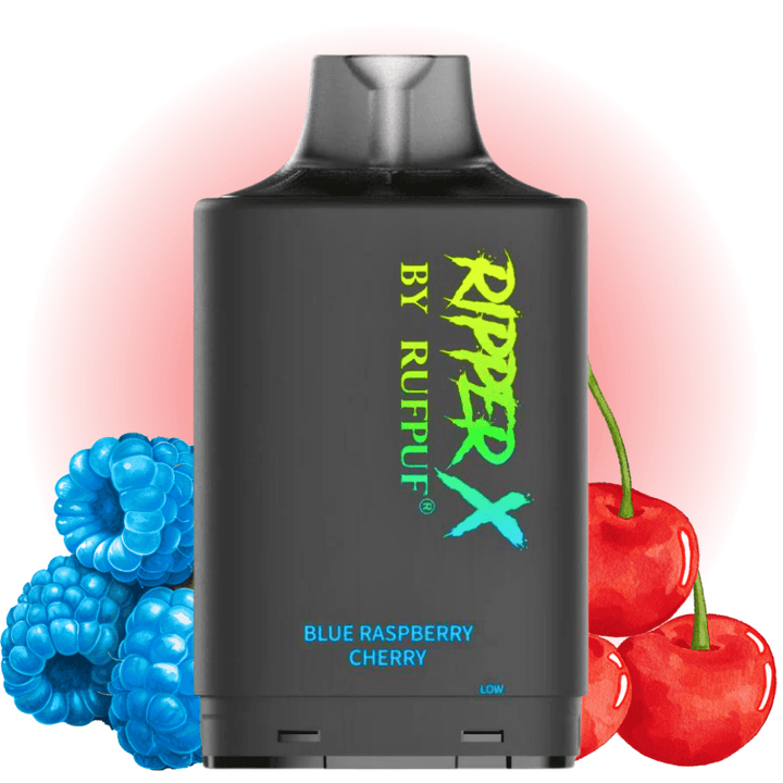 RufPuf Ripper X 35K - Blue Raspberry Cherry 35000 Puffs / 20mg Steinbach Vape SuperStore and Bong Shop Manitoba Canada