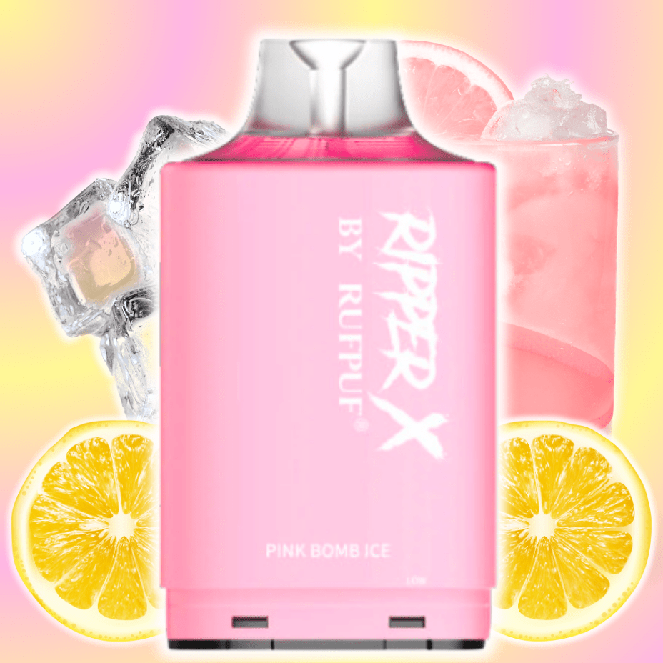 RufPuf Ripper X 75k Turbo Pod - Pink Bomb Ice 20mg/mL / 75K Steinbach Vape SuperStore and Bong Shop Manitoba Canada