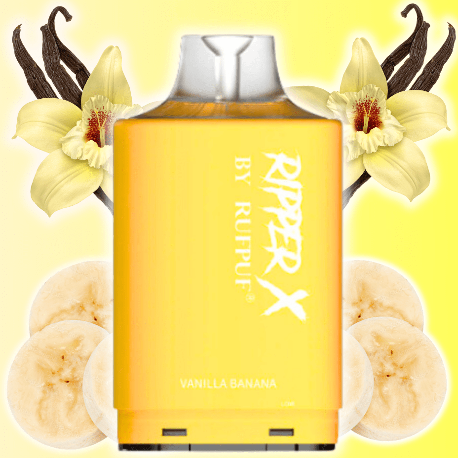 RufPuf Ripper X 75K Turbo Pod - Vanilla Banana 20mg / 75000 Puffs Steinbach Vape SuperStore and Bong Shop Manitoba Canada
