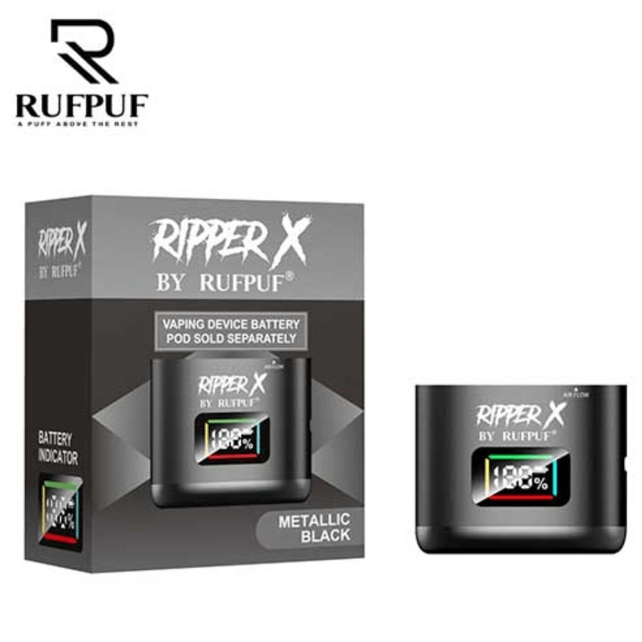 RufPuf Ripper X Batteries Grey Steinbach Vape SuperStore and Bong Shop Manitoba Canada