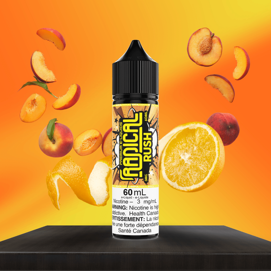 Rush By Radical E-Liquid Steinbach Vape SuperStore and Bong Shop Manitoba Canada