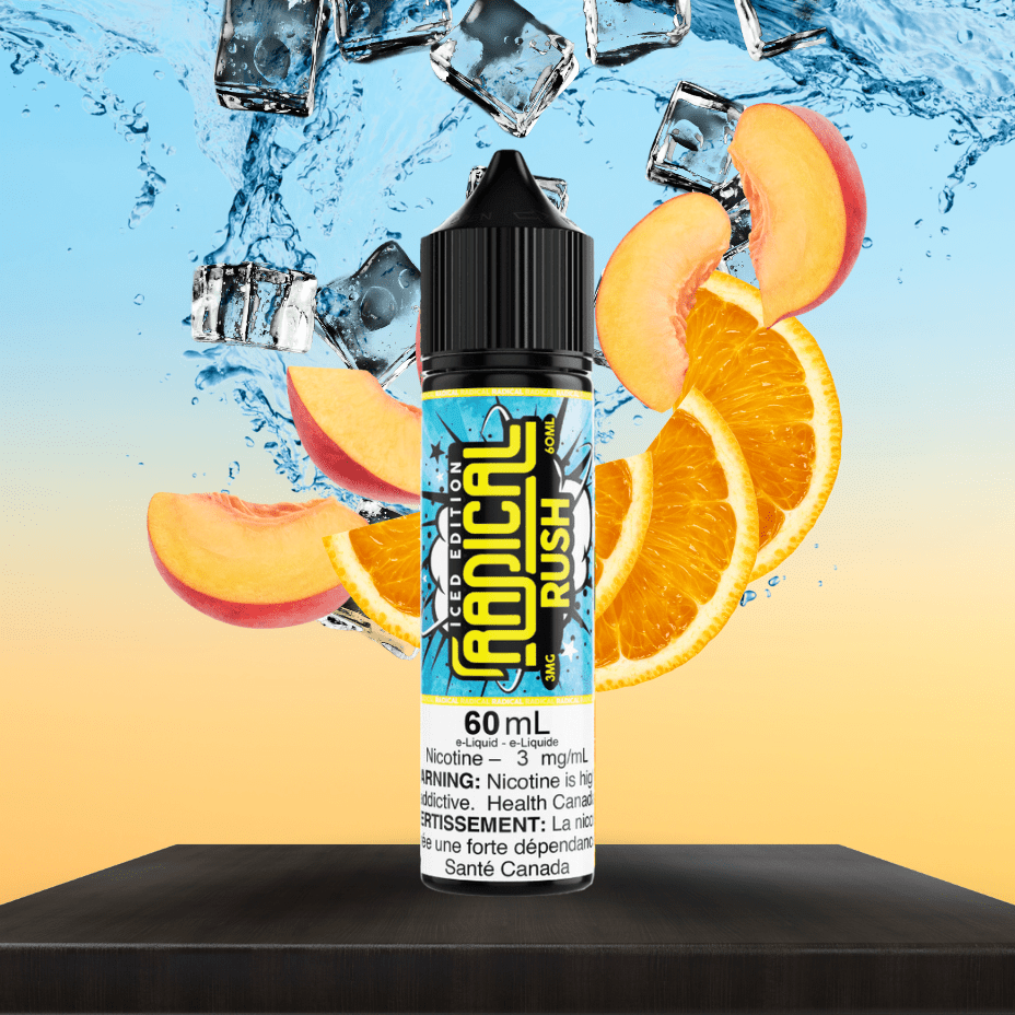 Rush Ice By Radical E-Liquid Steinbach Vape SuperStore and Bong Shop Manitoba Canada