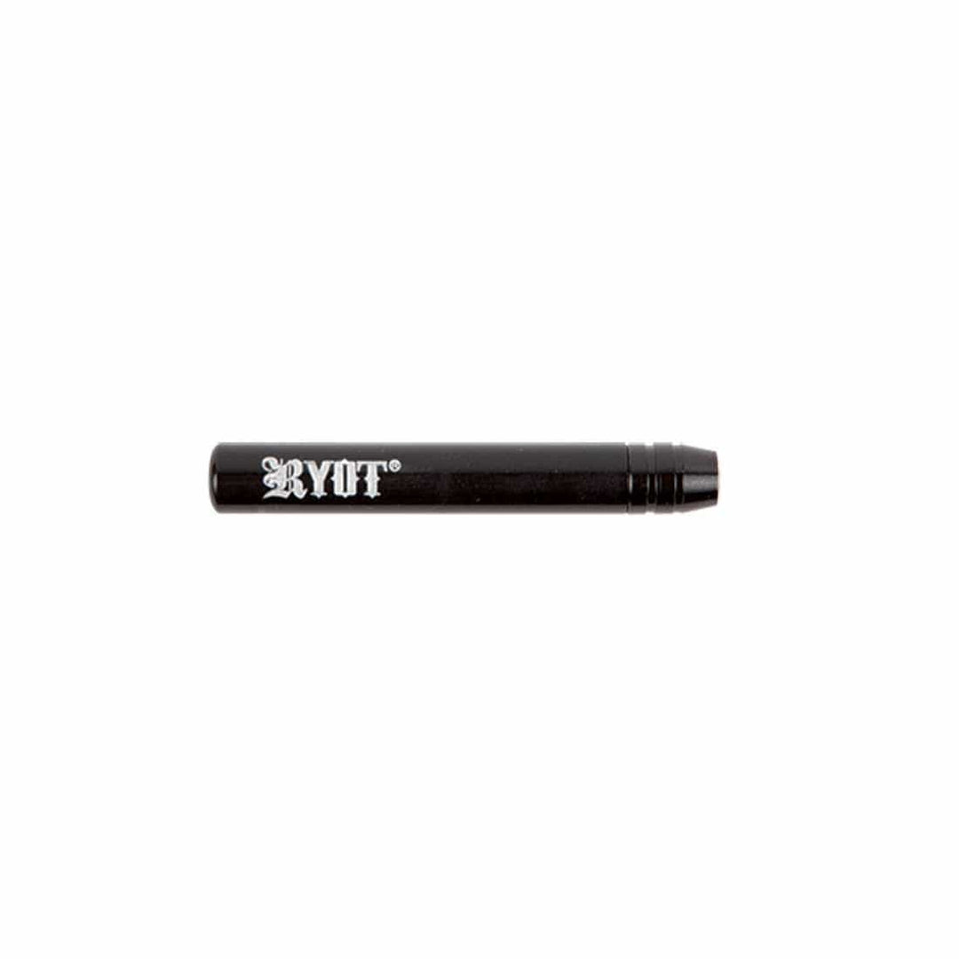 RYOT Acrylic One Hitter Bat-Small Black Steinbach Vape SuperStore and Bong Shop Manitoba Canada