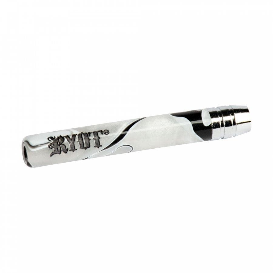 RYOT Acrylic One Hitter Bat-Small White Steinbach Vape SuperStore and Bong Shop Manitoba Canada