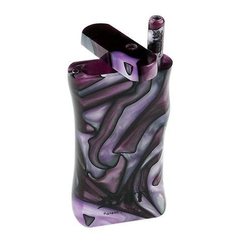 RYOT Magnetic Acrylic Poker Box w/ Matching Bat-Large Purple & White Steinbach Vape SuperStore and Bong Shop Manitoba Canada