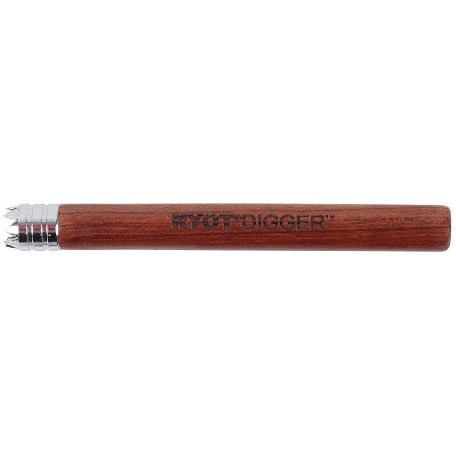 RYOT Wooden One Hitter w/ Digger Tip Rosewood Steinbach Vape SuperStore and Bong Shop Manitoba Canada