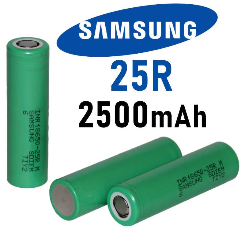 Samsung INR-18650-25R Authentic Battery Steinbach Vape SuperStore and Bong Shop Manitoba Canada