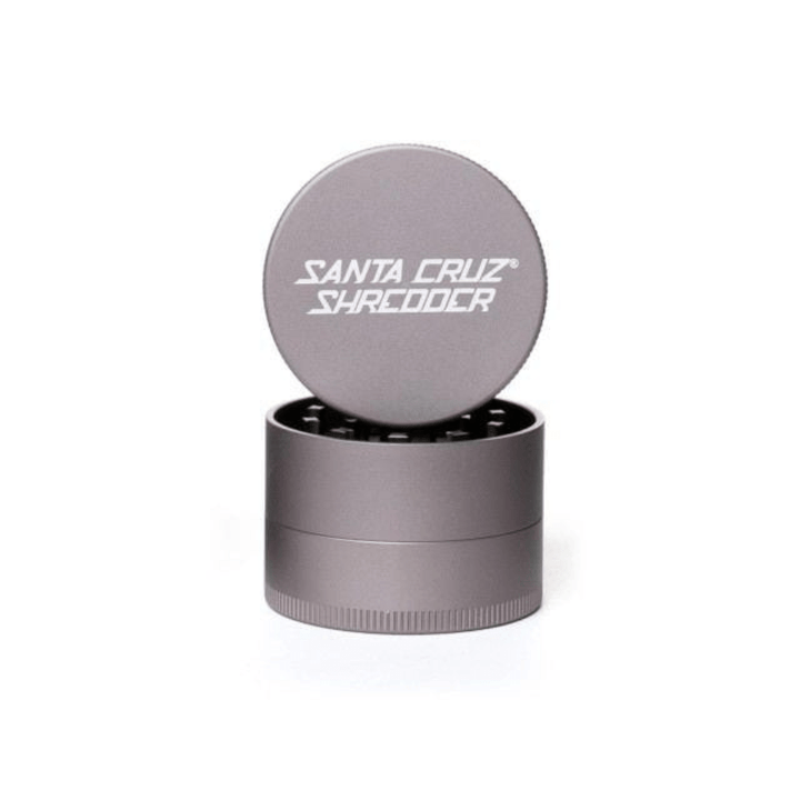 Santa Cruz  Herb Grinder- 1.5" Grey Steinbach Vape SuperStore and Bong Shop Manitoba Canada