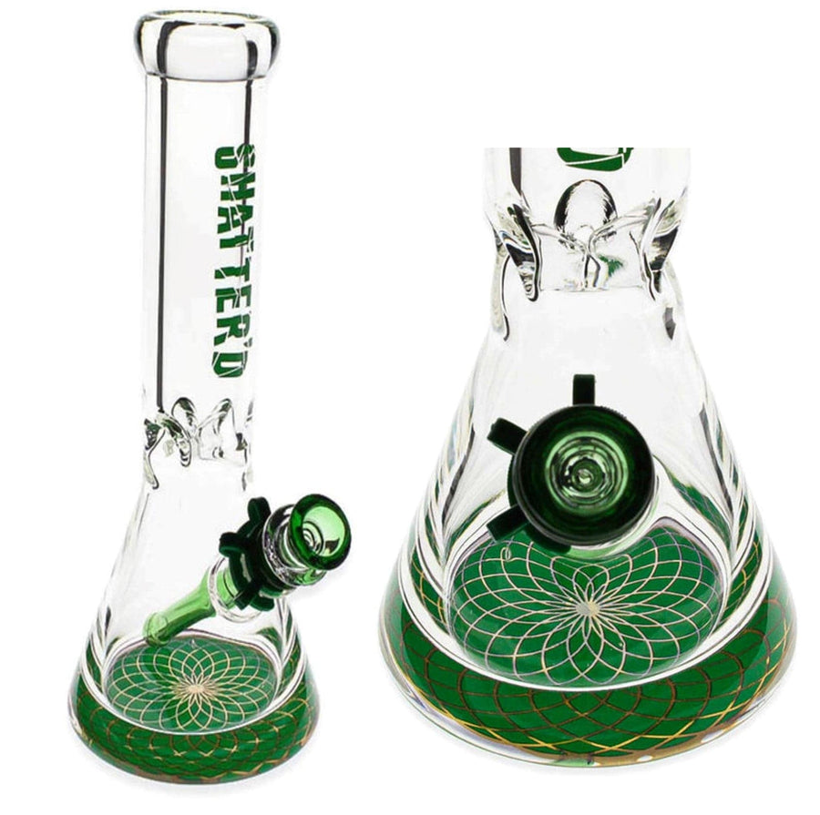 Shatter'd Glassworks Not-So-Basic Beaker Bong-12" Steinbach Vape SuperStore and Bong Shop Manitoba Canada