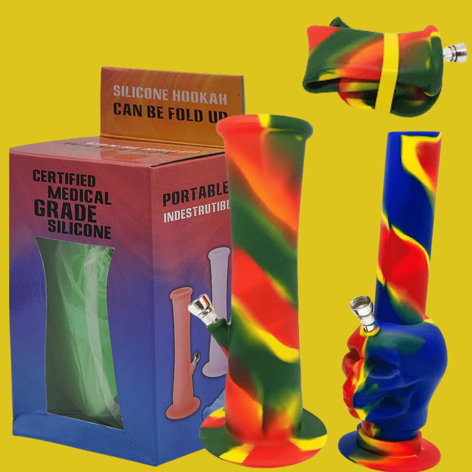 Silicone Bong Foldable 9" 9" Steinbach Vape SuperStore and Bong Shop Manitoba Canada