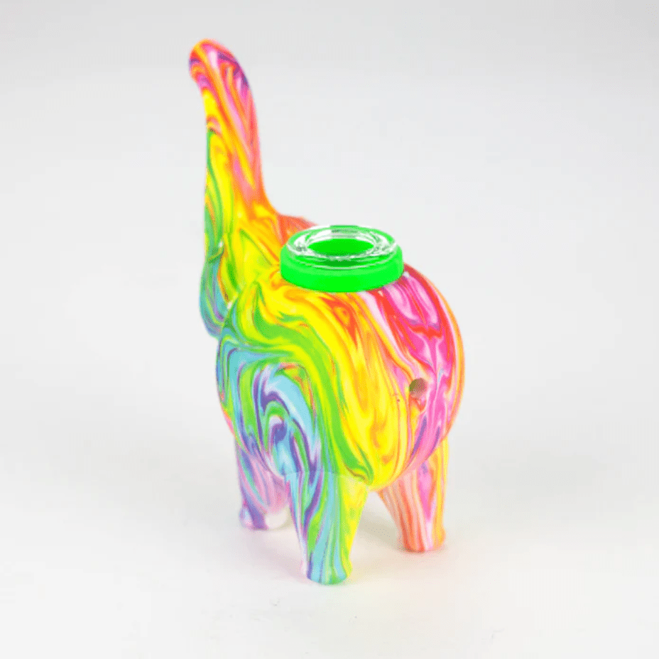 Silicone Elephant Bubbler 4.5" Steinbach Vape SuperStore and Bong Shop Manitoba Canada