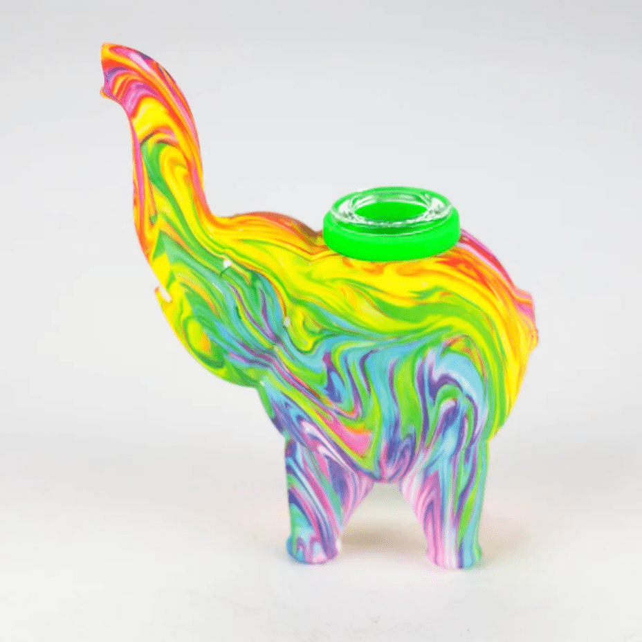 Silicone Elephant Bubbler 4.5" Steinbach Vape SuperStore and Bong Shop Manitoba Canada