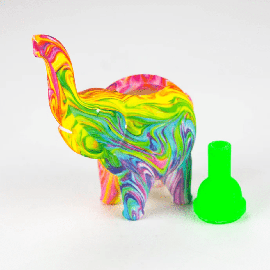 Silicone Elephant Bubbler 4.5" Steinbach Vape SuperStore and Bong Shop Manitoba Canada