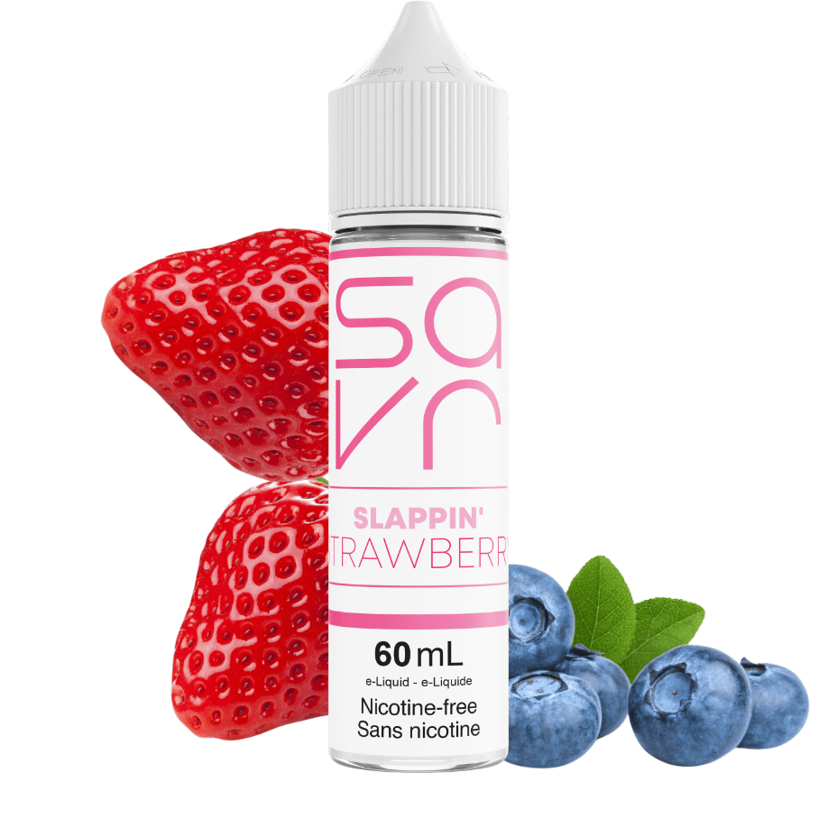 Slappin' Strawberry by Savr E-Liquid 60mL / 3mg Steinbach Vape SuperStore and Bong Shop Manitoba Canada