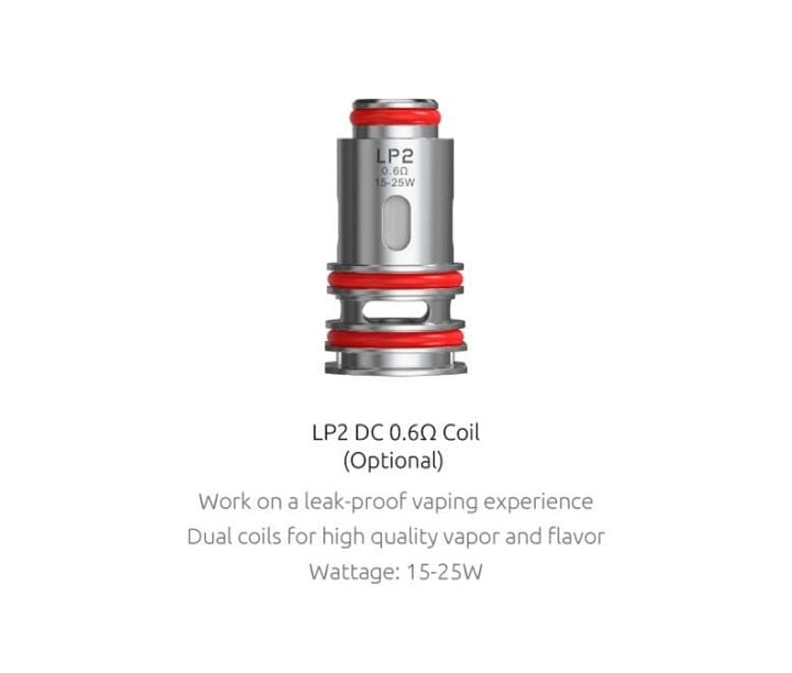 Smok LP2 Replacement Coils-5/pk LP2 DC 0.6ohm MTL Steinbach Vape SuperStore and Bong Shop Manitoba Canada