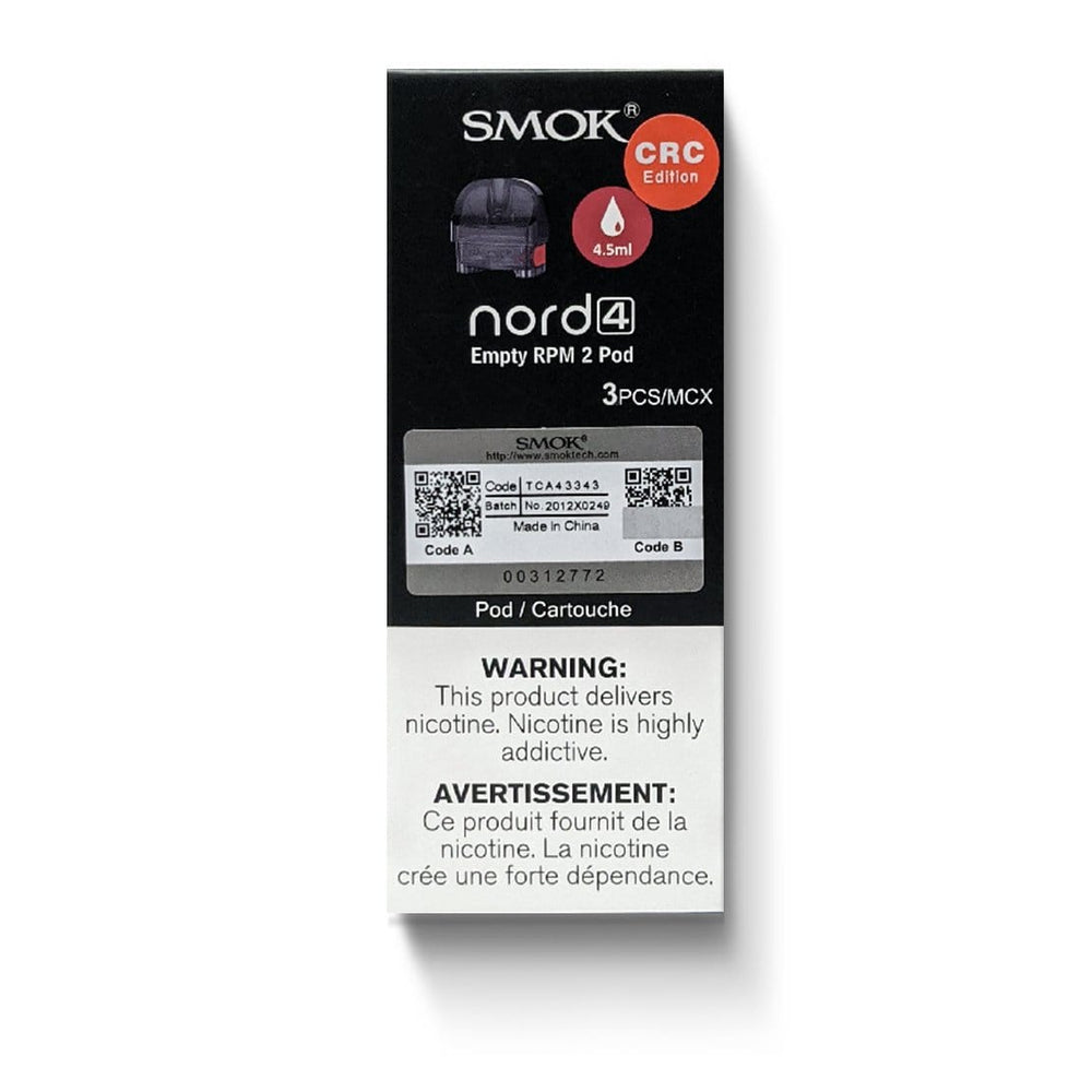 SMOK Nord 4 Replacement Pods - 3pck 3/pkg / RPM2 Pod Steinbach Vape SuperStore and Bong Shop Manitoba Canada