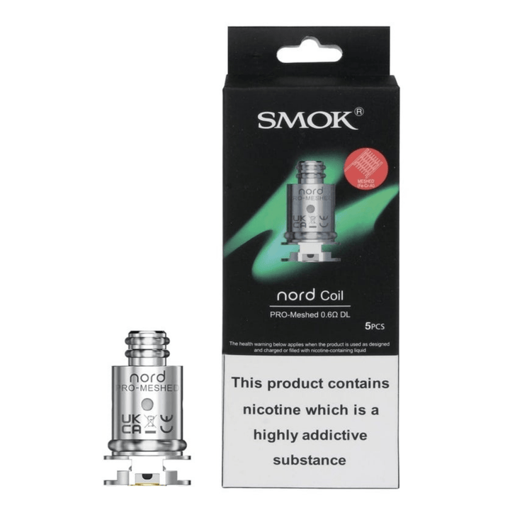 Smok Nord Pro Replacement Coils 5/pkg / Meshed 0.6 ohm DL Steinbach Vape SuperStore and Bong Shop Manitoba Canada