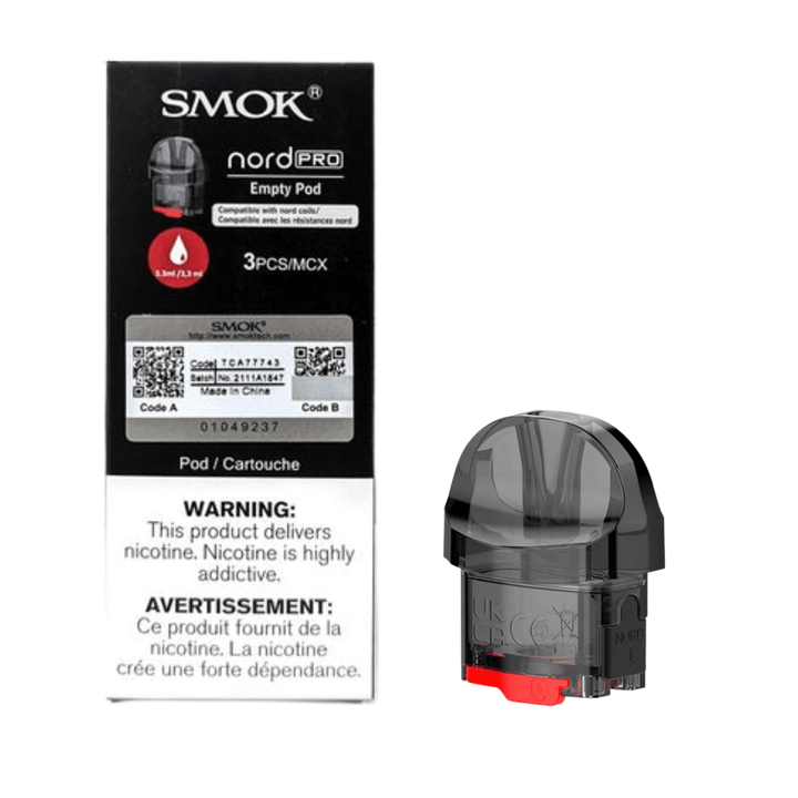 Smok Nord Pro Replacement Pods 3/pkg Steinbach Vape SuperStore and Bong Shop Manitoba Canada
