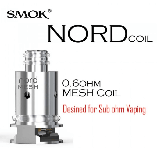 Smok Nord Replacement Coils Mesh 0.6 Individual Steinbach Vape SuperStore and Bong Shop Manitoba Canada