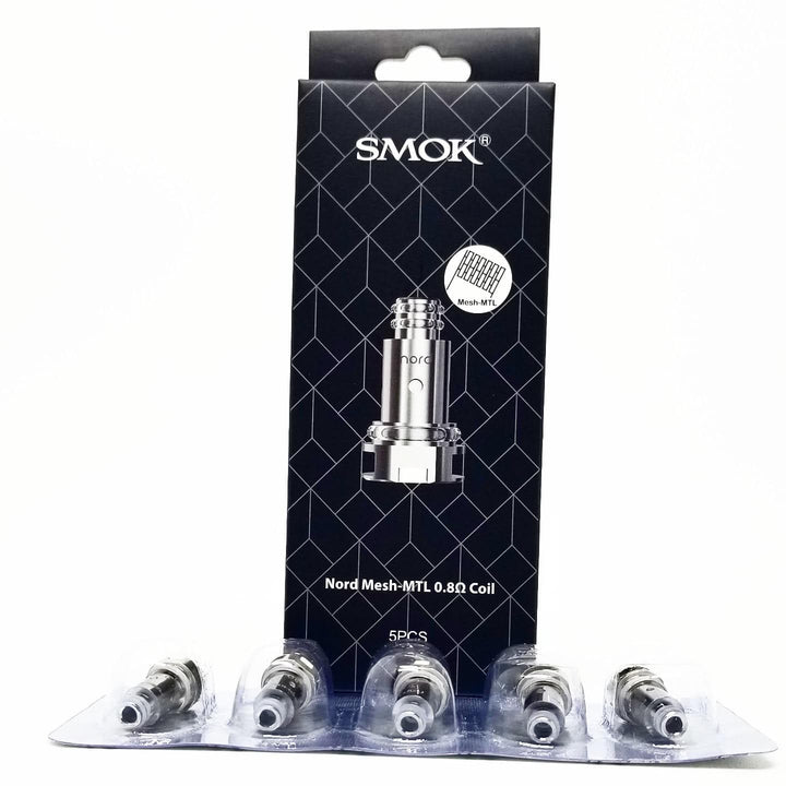 Smok Nord Replacement Coils Mesh 0.8 5/pkg Steinbach Vape SuperStore and Bong Shop Manitoba Canada