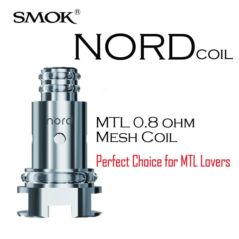 Smok Nord Replacement Coils Mesh 0.8 Individual Steinbach Vape SuperStore and Bong Shop Manitoba Canada
