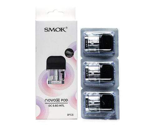 Smok Novo X Replacement Pods-3/pkg 0.8 DC MTL Steinbach Vape SuperStore and Bong Shop Manitoba Canada
