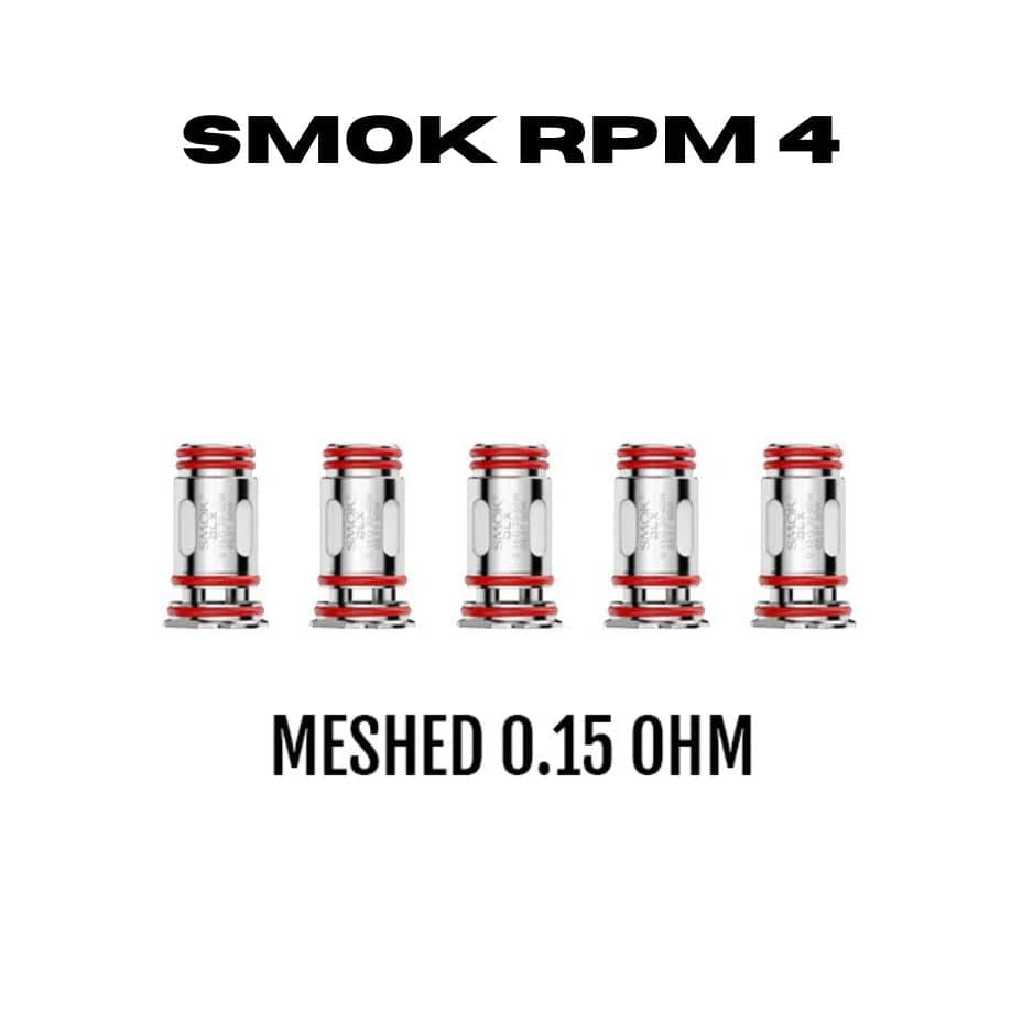 Smok RPM 4 Replacement Coils-5pk 0.15Ω (30-60W) Steinbach Vape SuperStore and Bong Shop Manitoba Canada