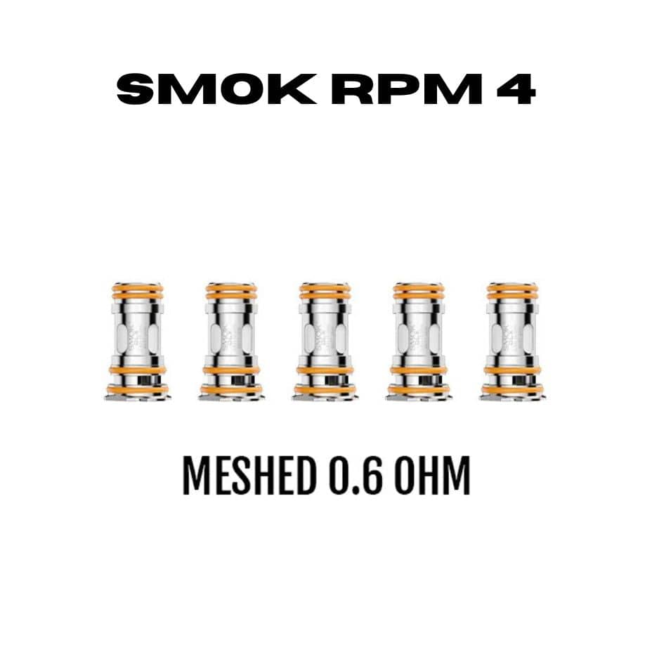 Smok RPM 4 Replacement Coils-5pk 0.6Ω (10-30W) Steinbach Vape SuperStore and Bong Shop Manitoba Canada