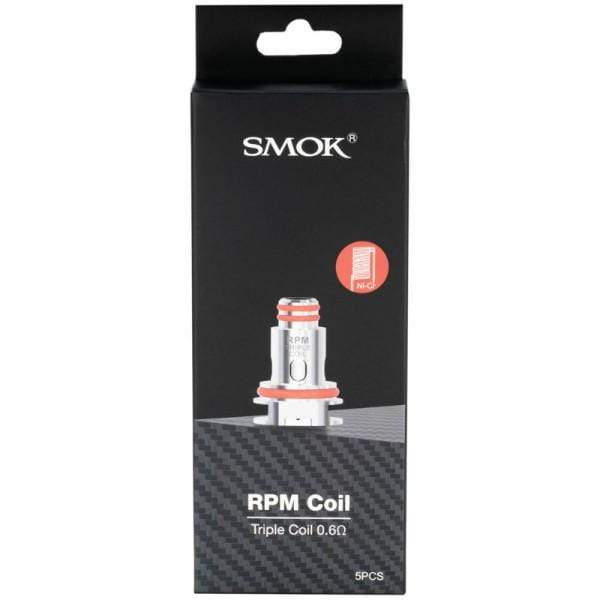 Smok RPM Coils-5/pkg Triple-0.6 Steinbach Vape SuperStore and Bong Shop Manitoba Canada