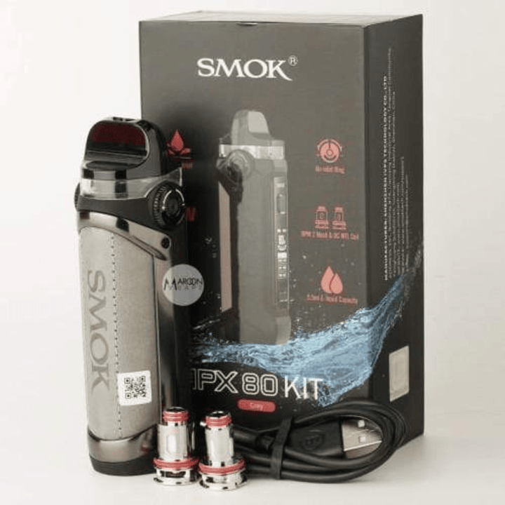 Smok Smok IPX 80 Pod Kit-3000 mAh Grey Smok IPX80 Pod Kit-3000 mAh-Steinbach Vape SuperStore Manitoba