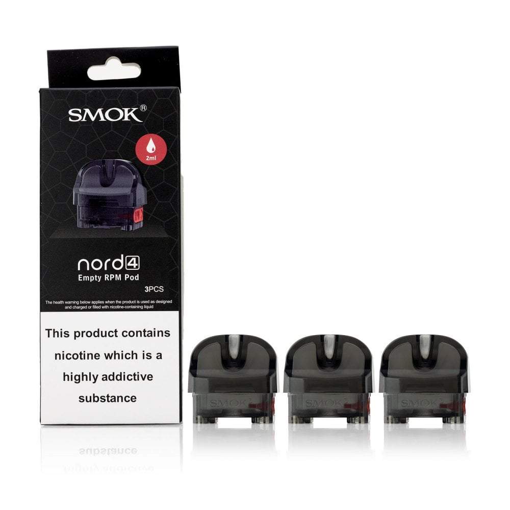Smok SMOK Nord 4 Replacement Pods - 3pck 3/pkg / RPM Pod SMOK Nord 4 Replacement Pods-Steinbach Vape & Bong
