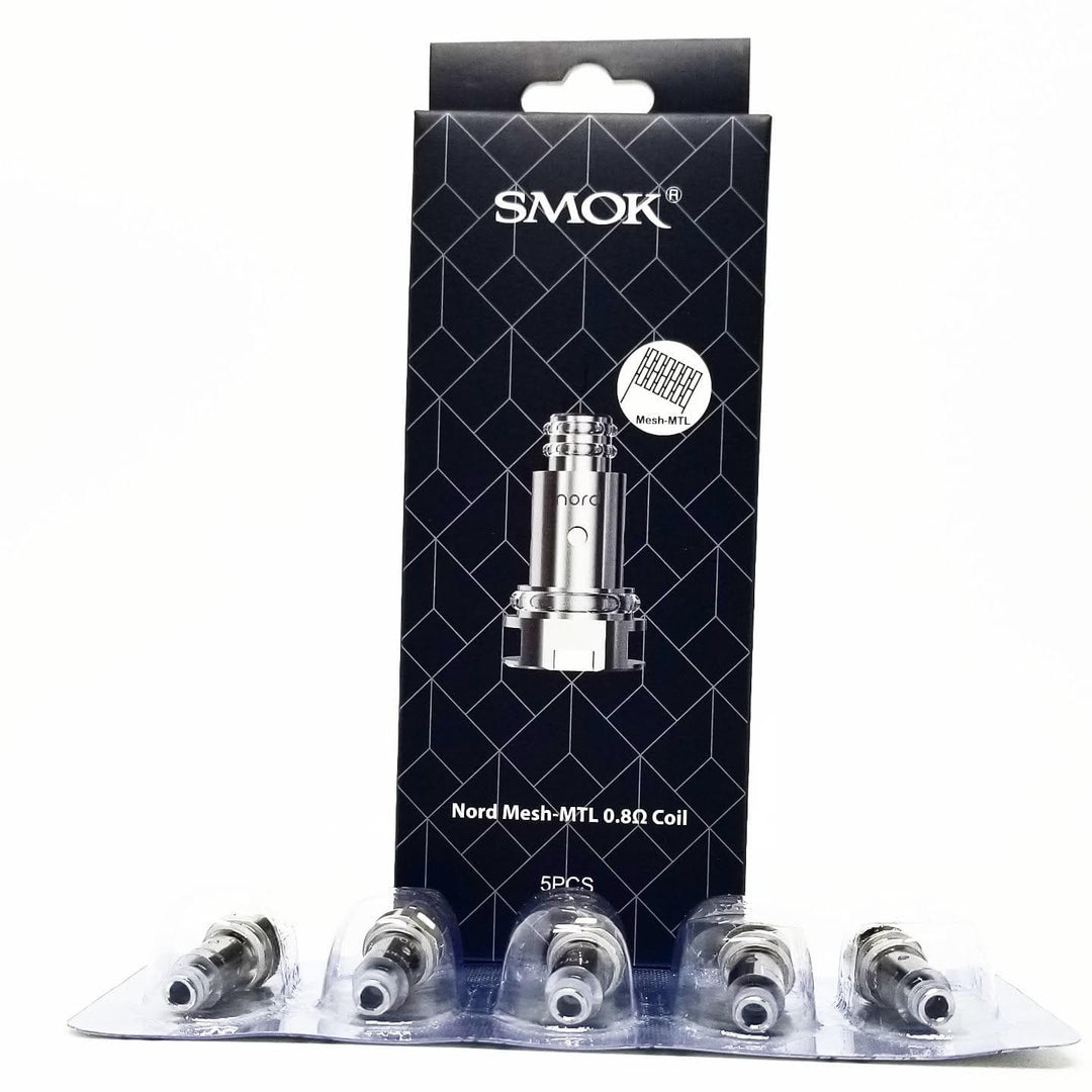 Smok Smok Nord Replacement Coils Mesh 0.8 5/pkg Smok Nord Replacement Coils-Steinbach Vape SuperStore & Bong Shop MB, Canada