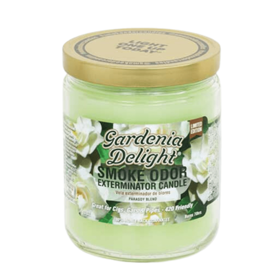 Smoke Odor 13oz Candles Gardenia Delight Steinbach Vape SuperStore and Bong Shop Manitoba Canada