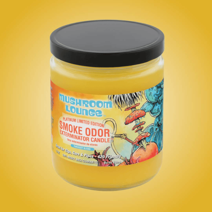 Smoke Odor 13oz Candles Mushroom Lounge Steinbach Vape SuperStore and Bong Shop Manitoba Canada
